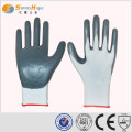 SUNNYHOPE 13gauge nylon grey nitrile coated gloves
